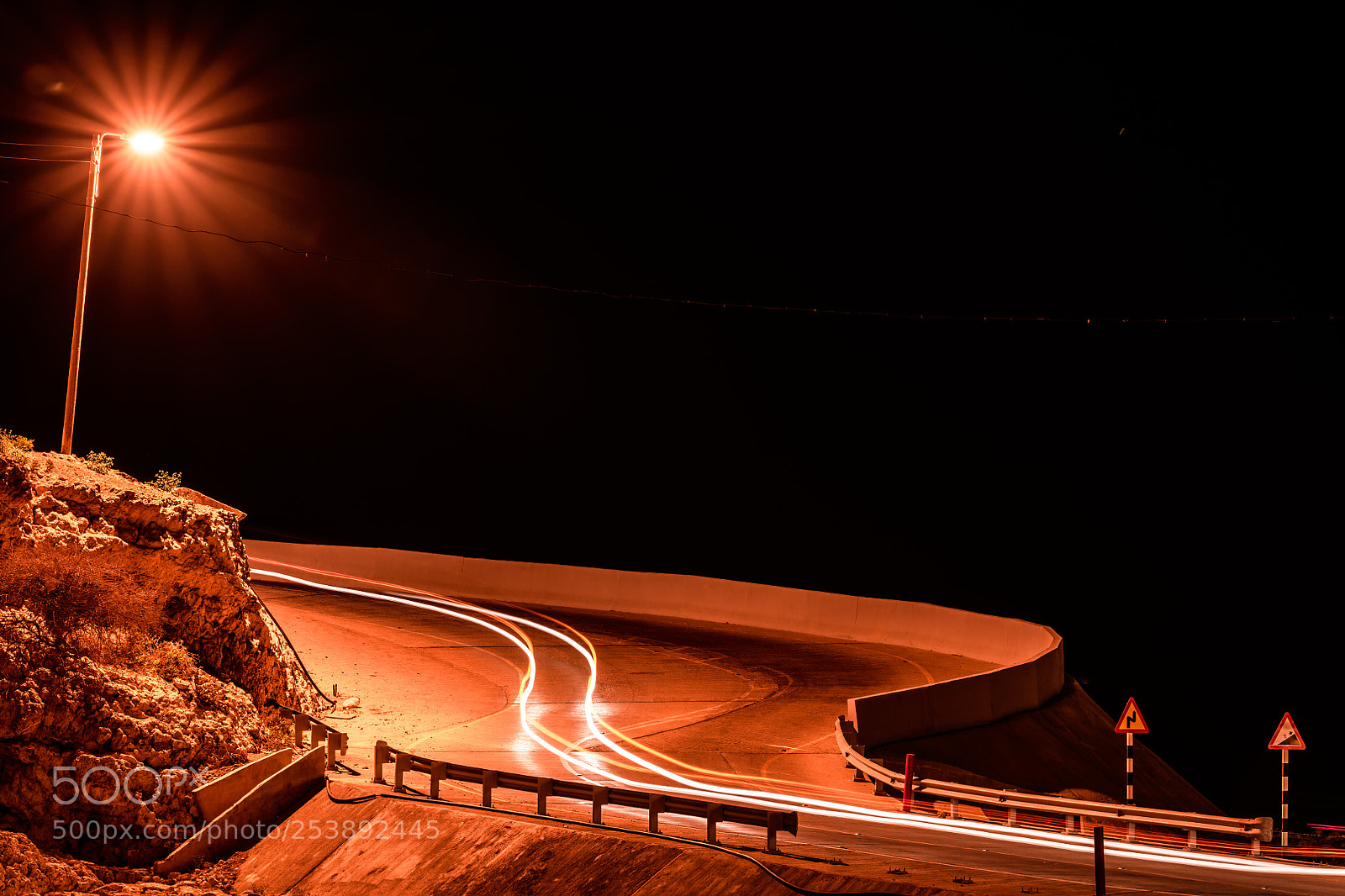 Nikon D850 sample photo. Illuminated light trails along photography