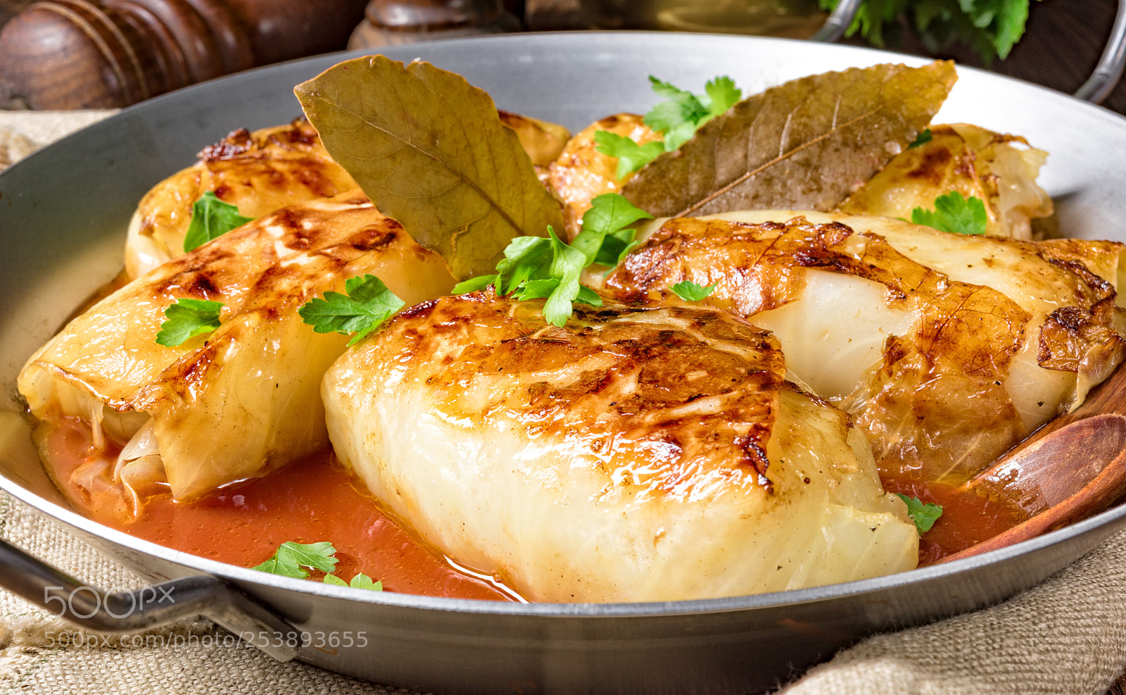 Nikon D810 sample photo. Baked cabbage rolls in photography