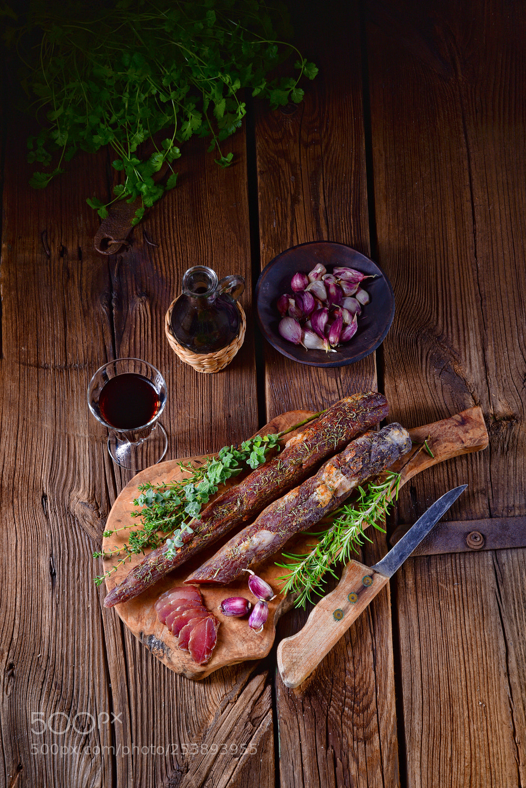 Nikon D810 sample photo. Dried sirloin with herbs photography