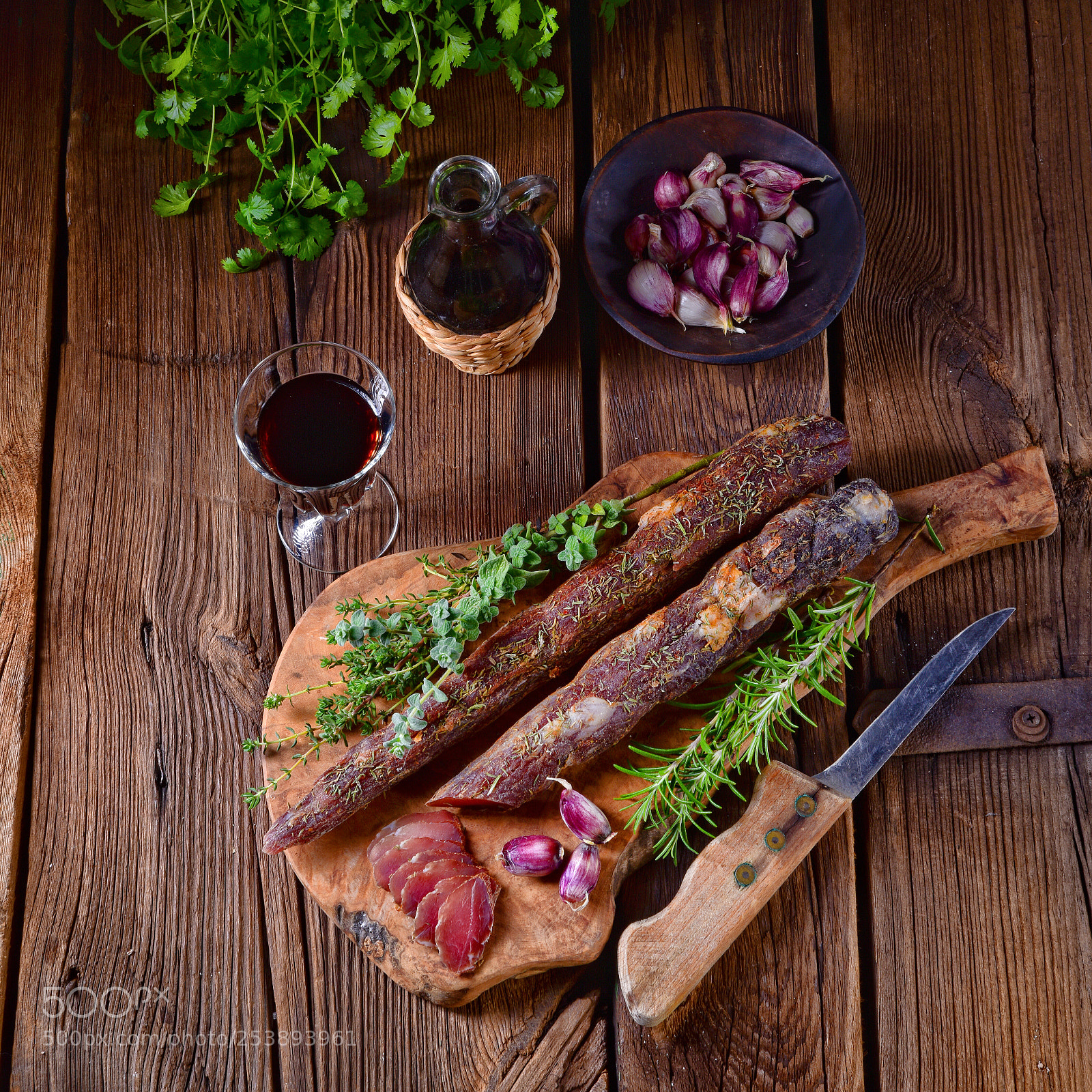 Nikon D810 sample photo. Dried sirloin with herbs photography