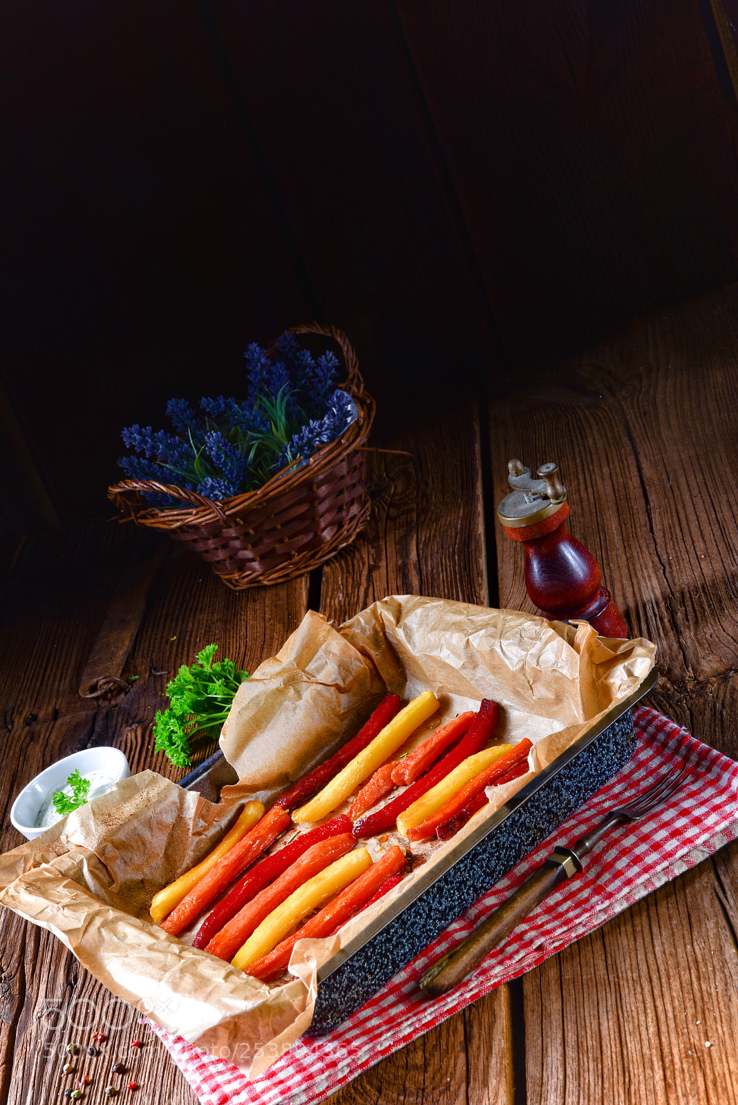 Nikon D810 sample photo. Colorful vegetable fries from photography