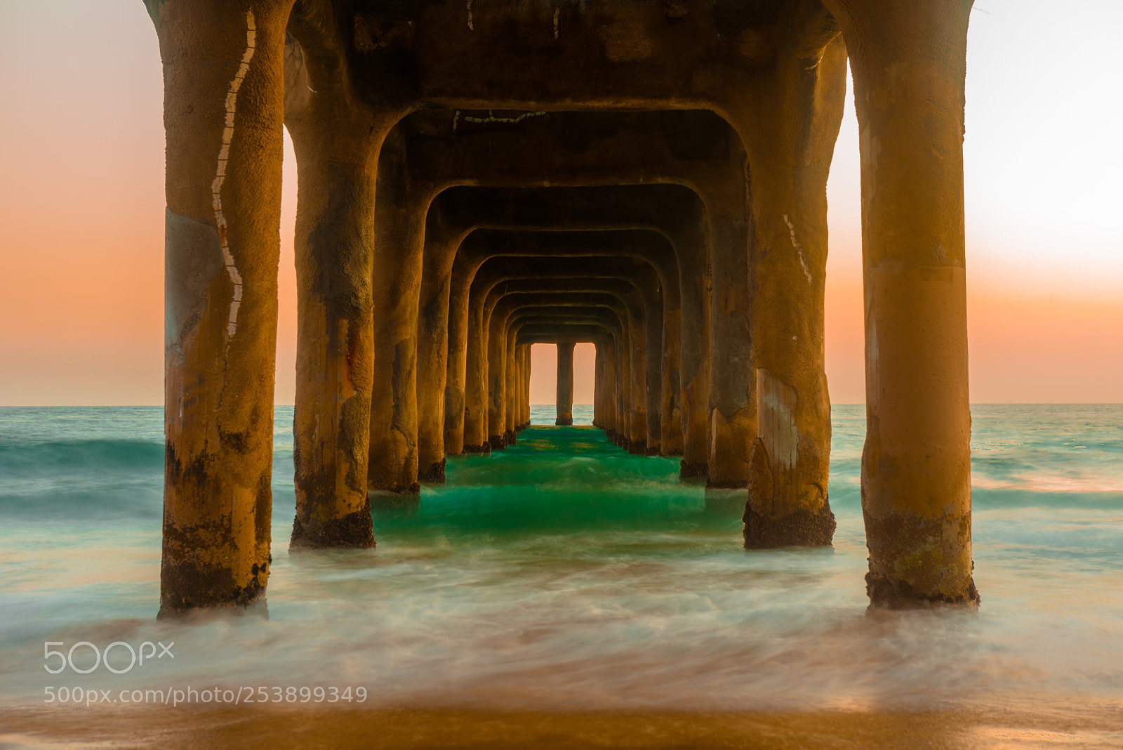 Nikon D810 sample photo. Manhattan beach pier photography