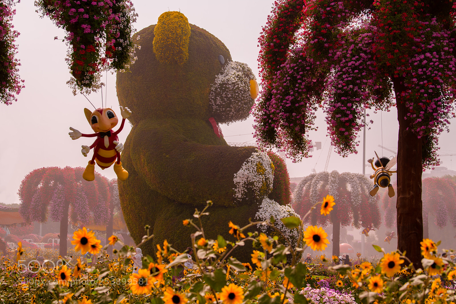 Nikon D850 sample photo. Massive garden teddy bear photography