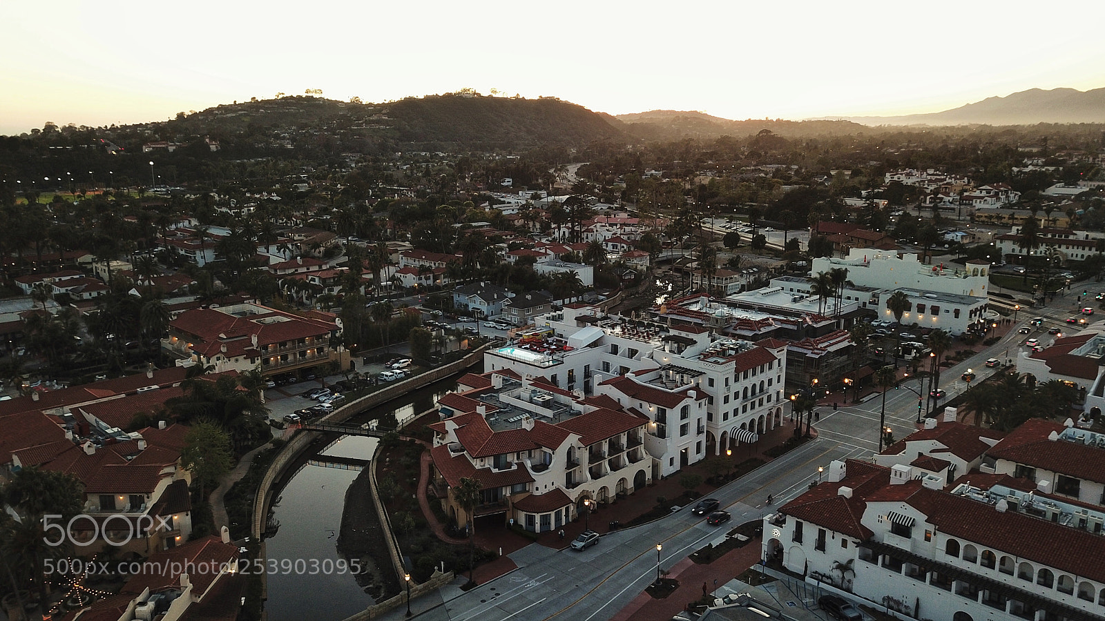 DJI FC220 sample photo. Santa barbara sunset photography
