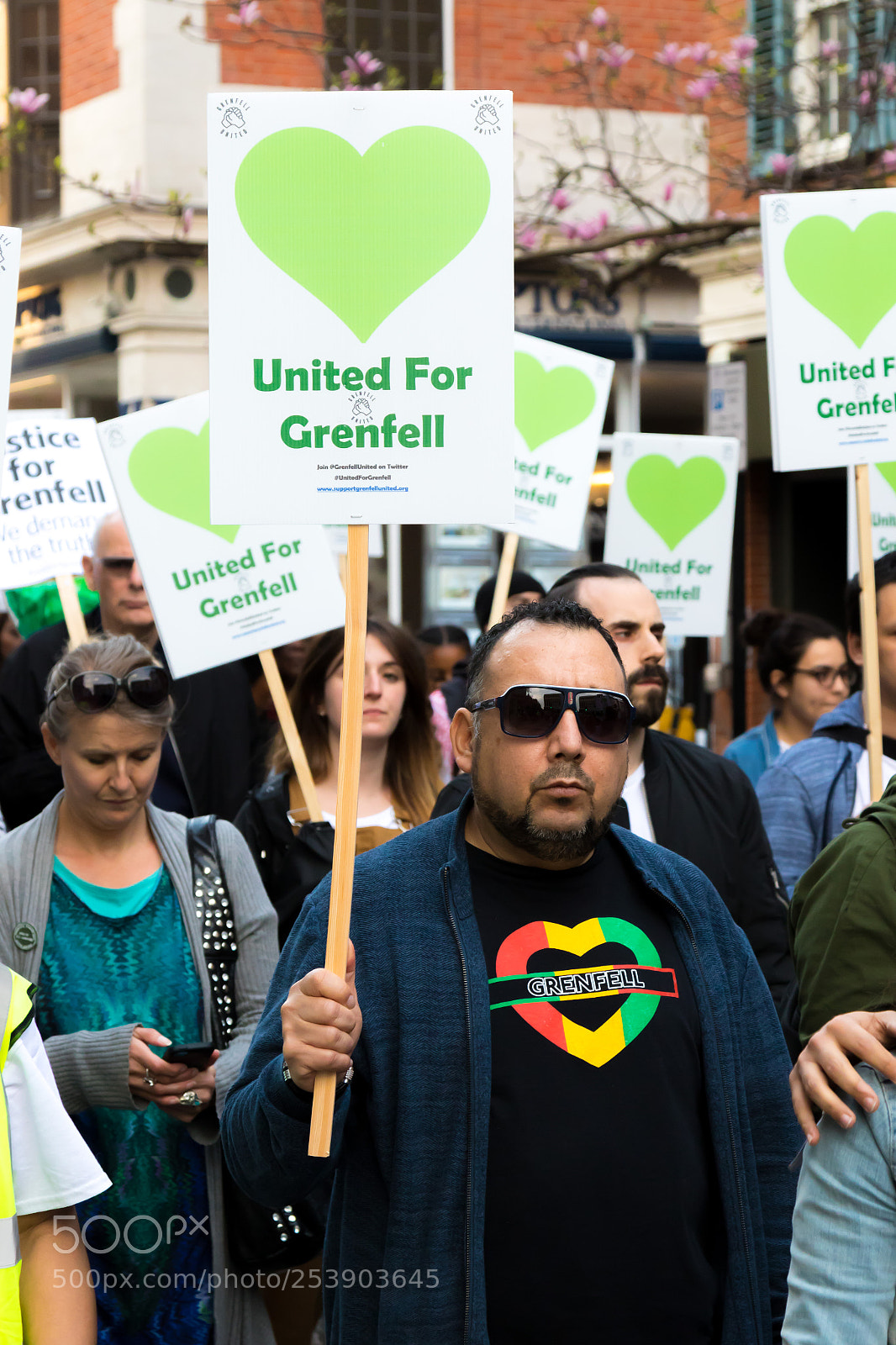 Canon EOS 7D Mark II sample photo. Silent march for grenfell photography