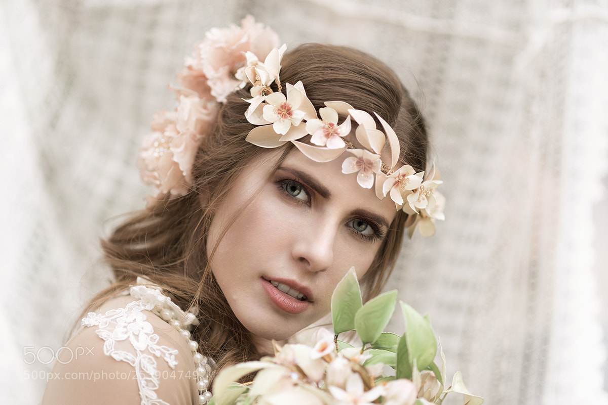 Nikon D800 sample photo. Couronne de fleurs photography