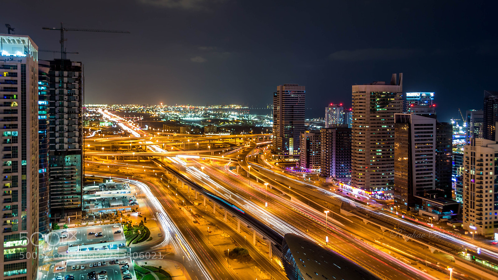 Nikon D3100 sample photo. Nightscape, from a dubai photography
