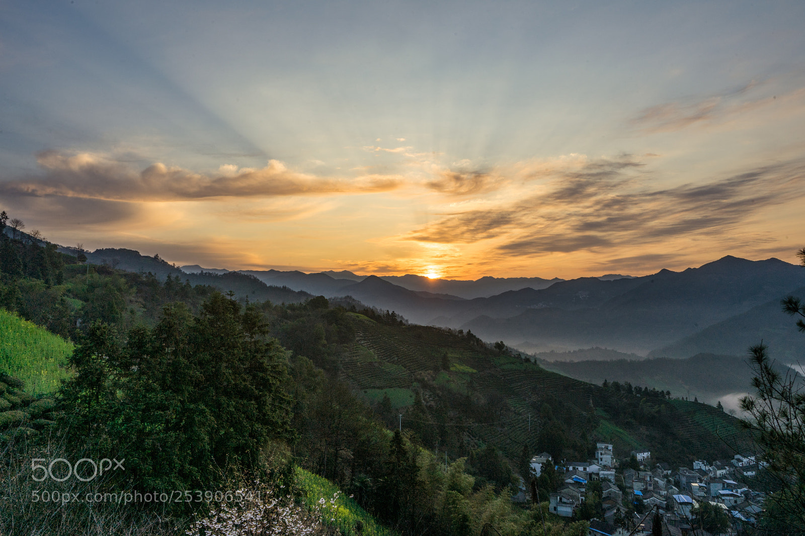 Sony a7 II sample photo. Sunset in shitan photography