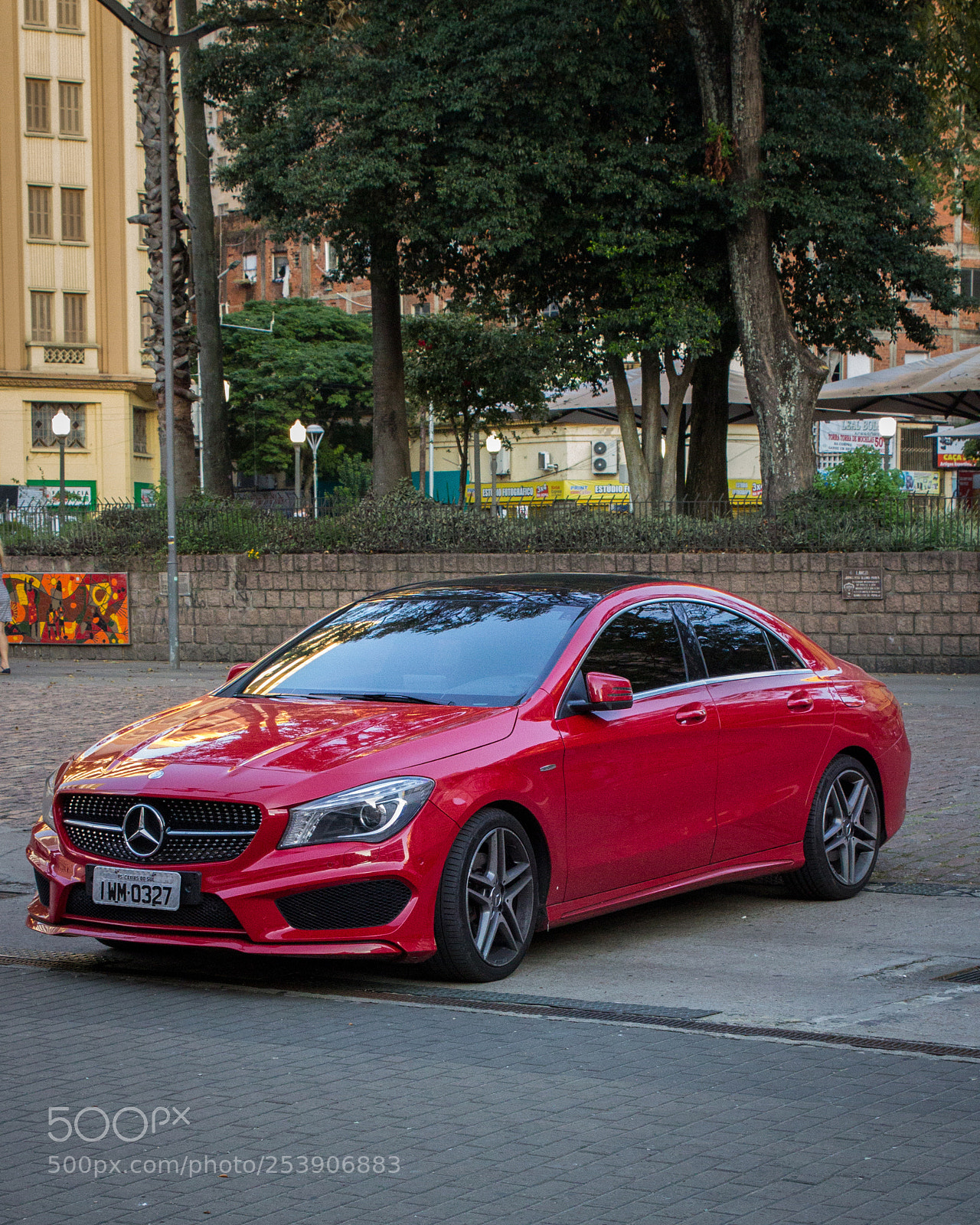 Canon EOS 1200D (EOS Rebel T5 / EOS Kiss X70 / EOS Hi) sample photo. Red mercedes cla 250 photography