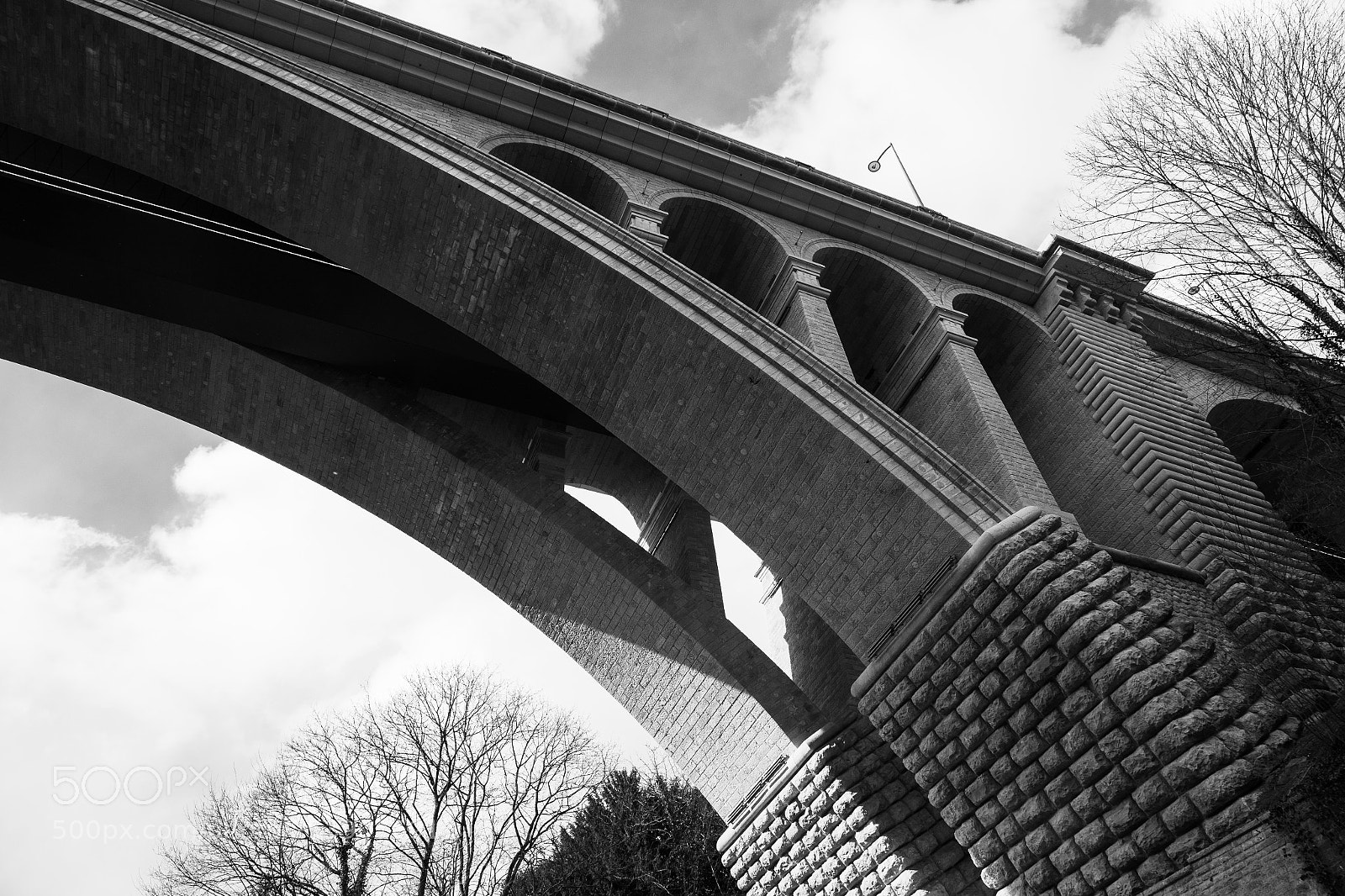 Olympus OM-D E-M1 Mark II sample photo. Adolphe bridge, luxembourg city photography