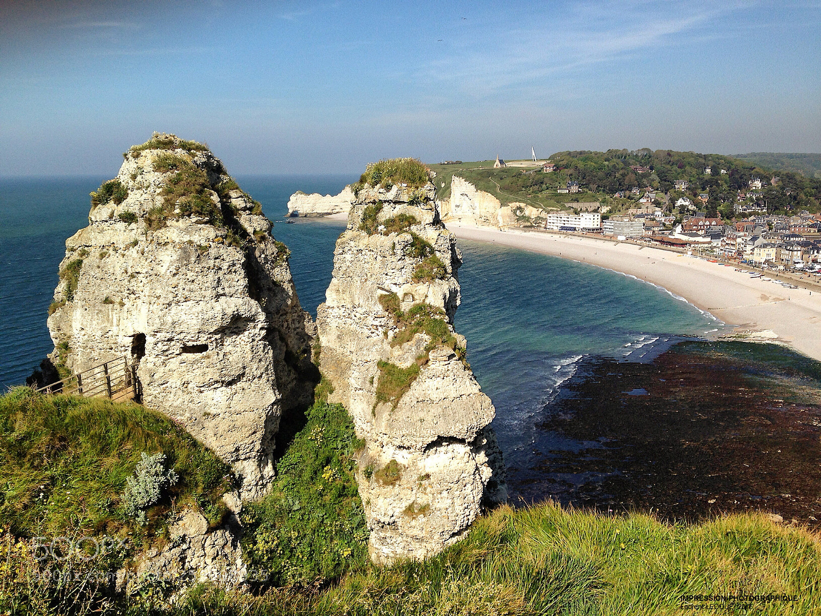 Apple iPhone 5c sample photo. Etretat  photography