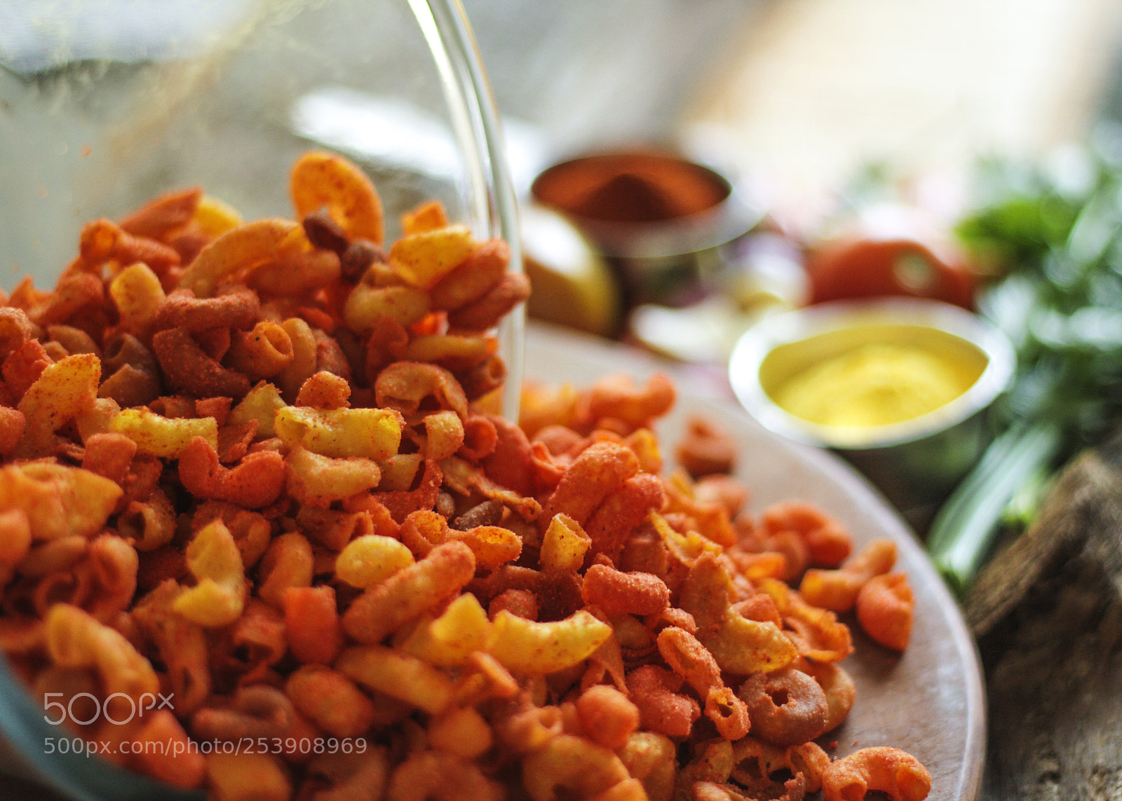 Canon EOS 7D sample photo. Spicy crunch macaroni with photography