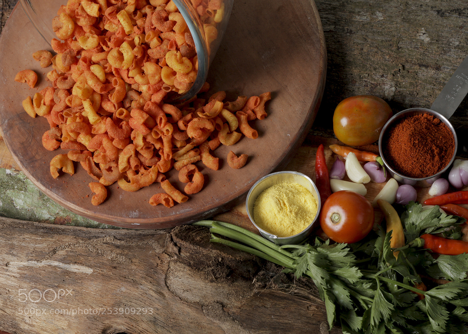Canon EOS 7D sample photo. Spicy crunch macaroni with photography
