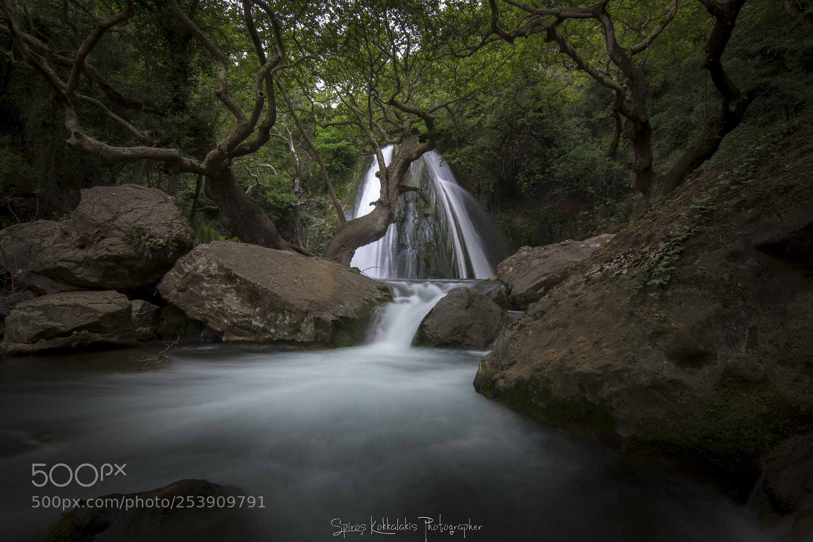 Nikon D7100 sample photo. Mokistianos waterfall photography