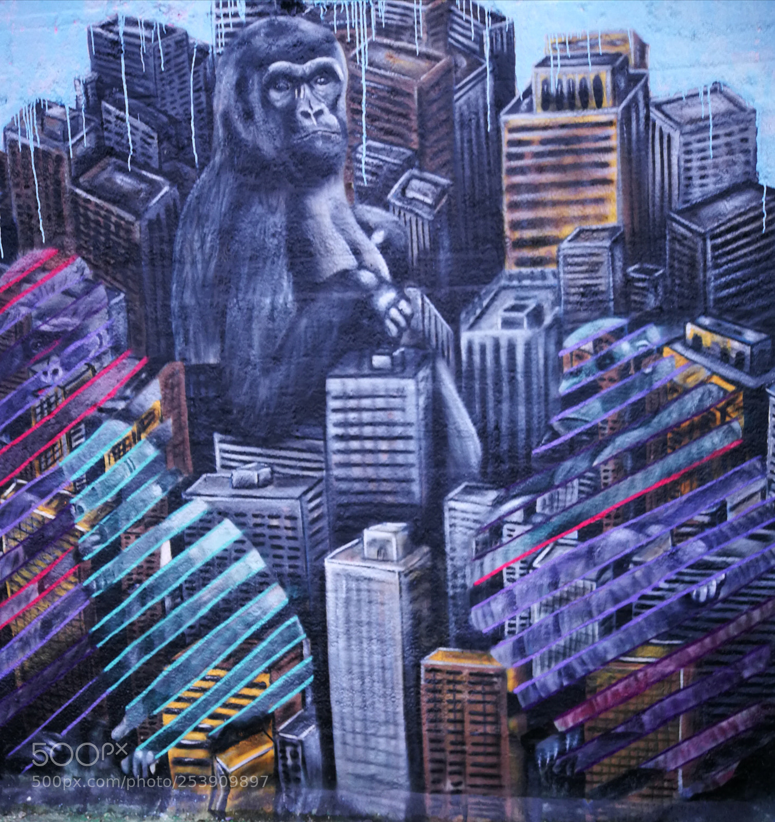 HUAWEI P10 Plus sample photo. Buildings graffiti photography