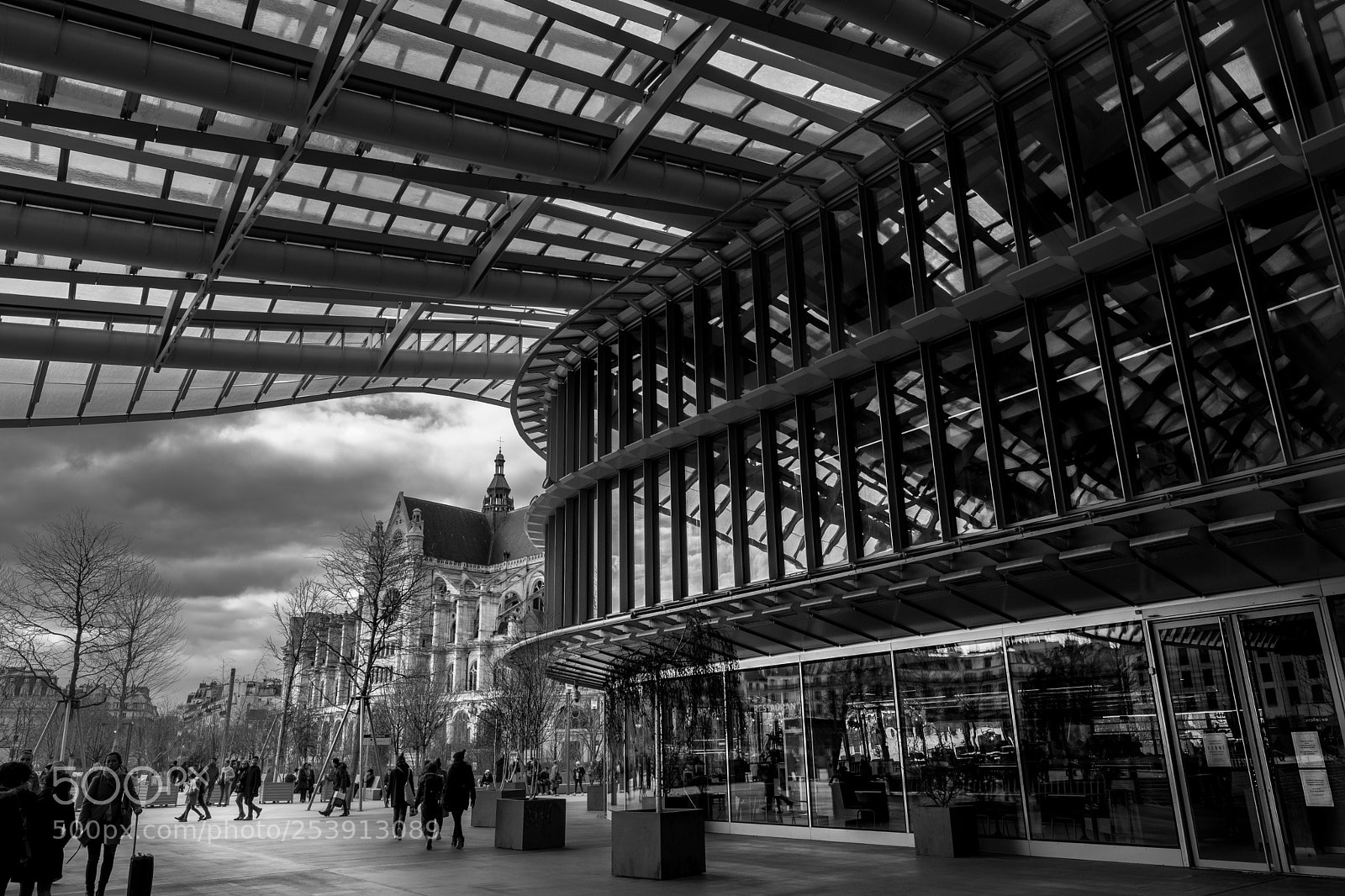 Fujifilm X-T2 sample photo. Les halles photography