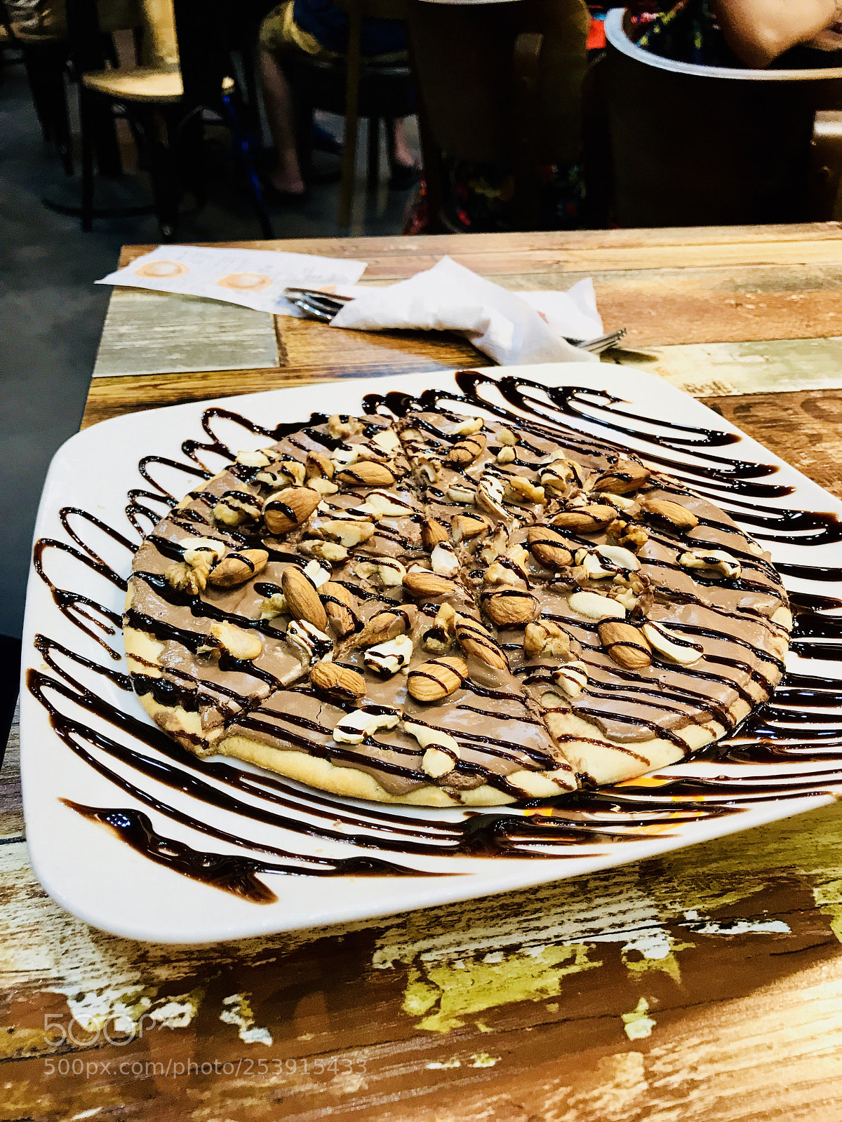 Apple iPhone 7 Plus sample photo. Nutella pizza photography