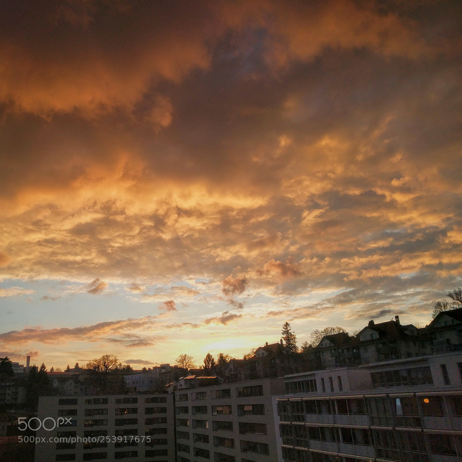 Google Pixel sample photo. Fire in the sky photography