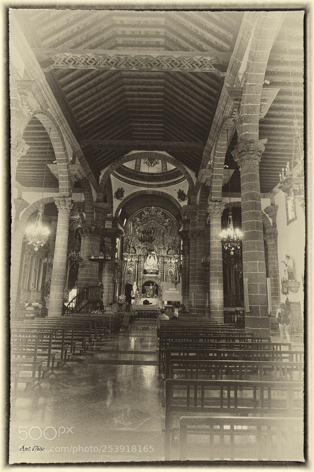 Nikon D7100 sample photo. Iglesia de teror-canary island photography