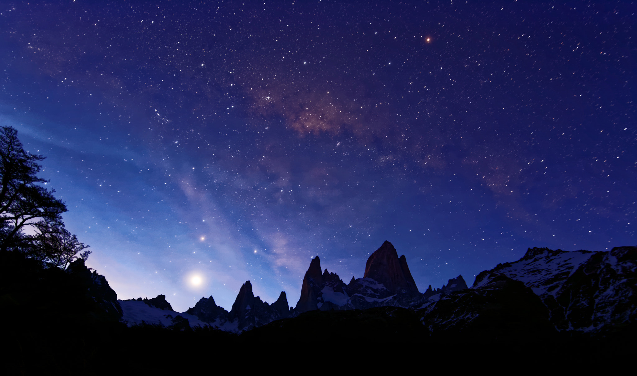 Nikon D7100 sample photo. Milky montains photography