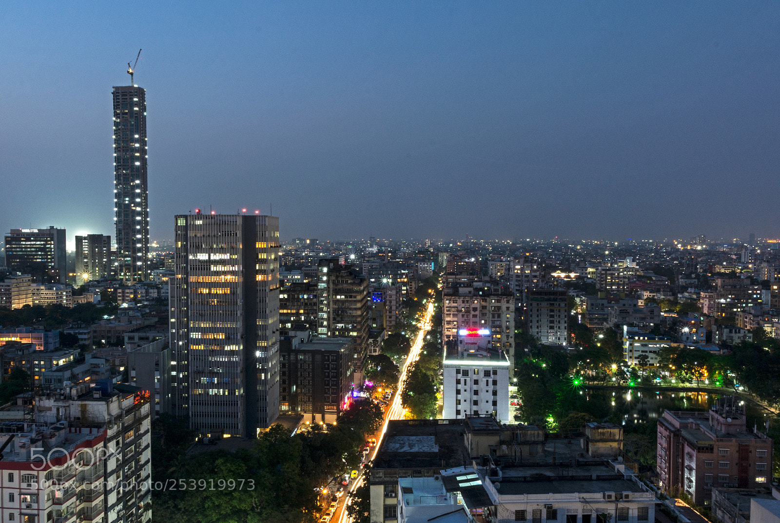 Nikon D5200 sample photo. City lights photography
