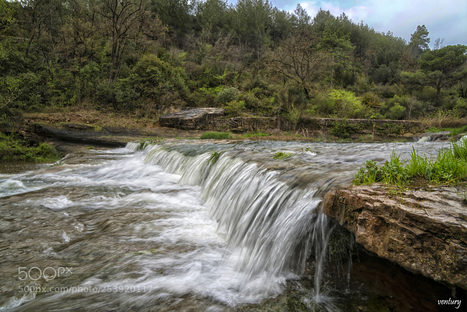 Sony a6500 sample photo. Small waterfall photography