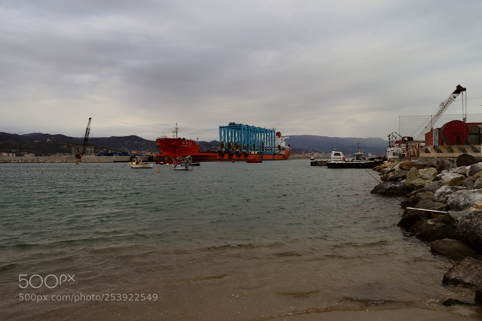 Nikon D3200 sample photo. Harbor and clouds photography