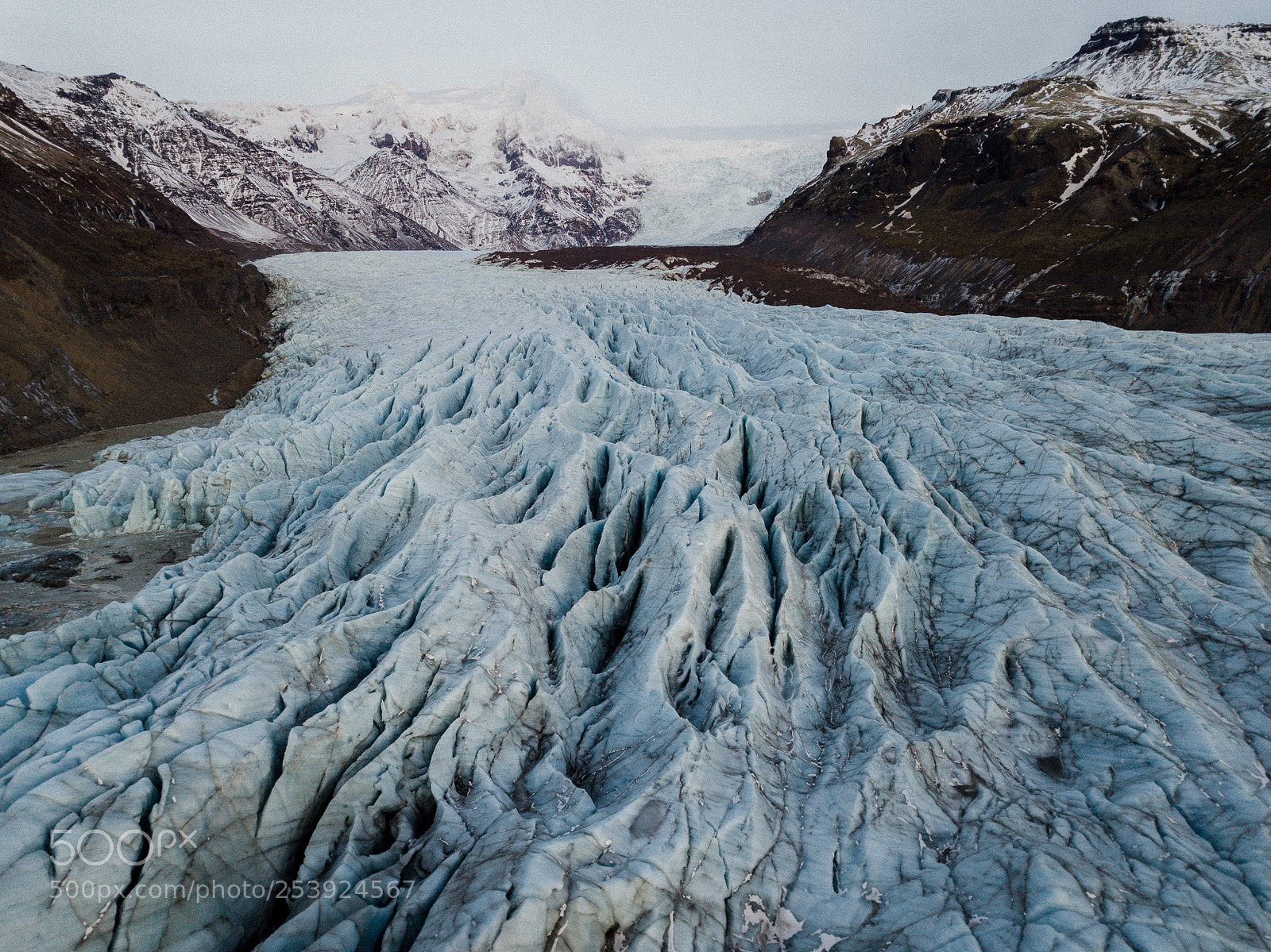 DJI FC220 sample photo. Skaftafell, iceland photography