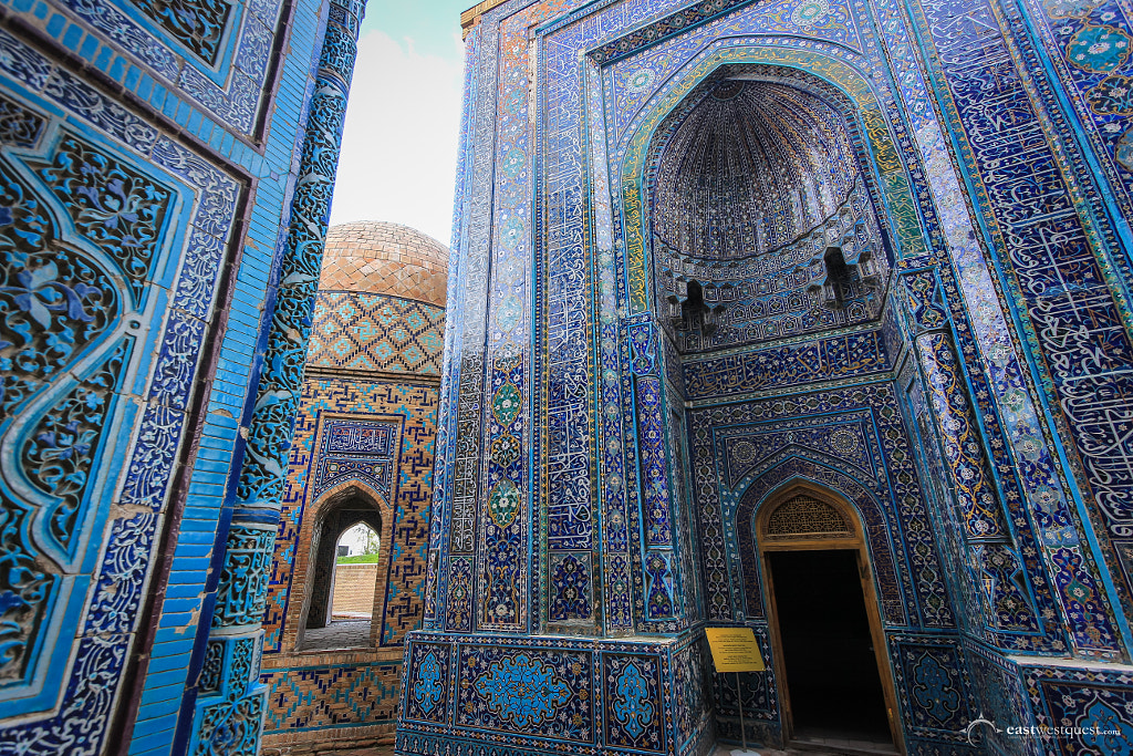 The blue tombs of Shah-i-Zinda by East West Quest on 500px.com