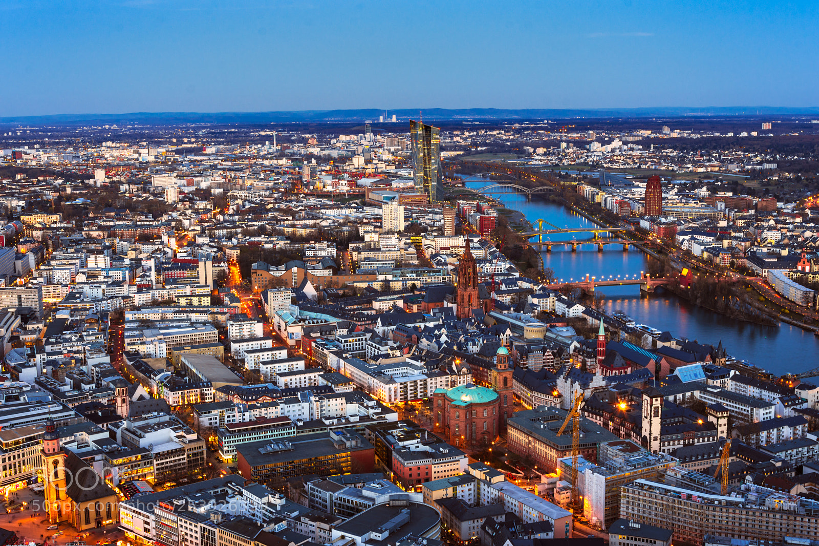Nikon D7200 sample photo. Frankfurt from maintower photography