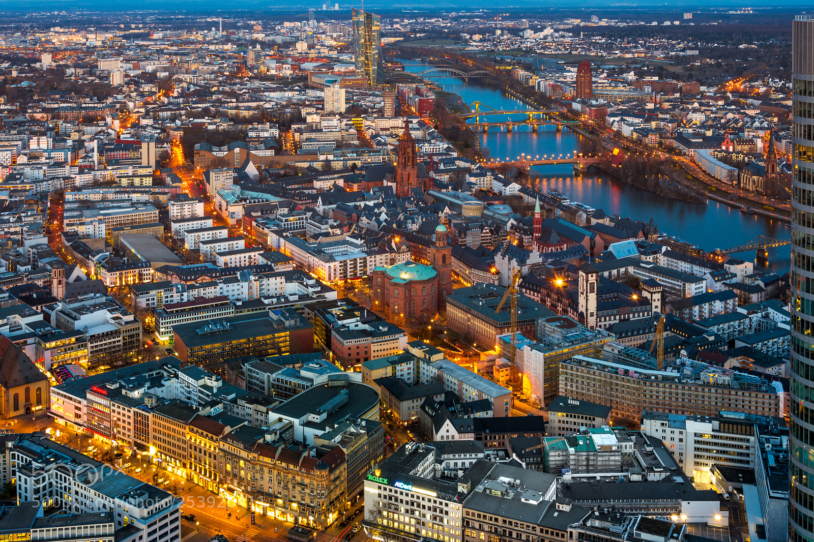 Nikon D7200 sample photo. Frankfurt from maintower photography