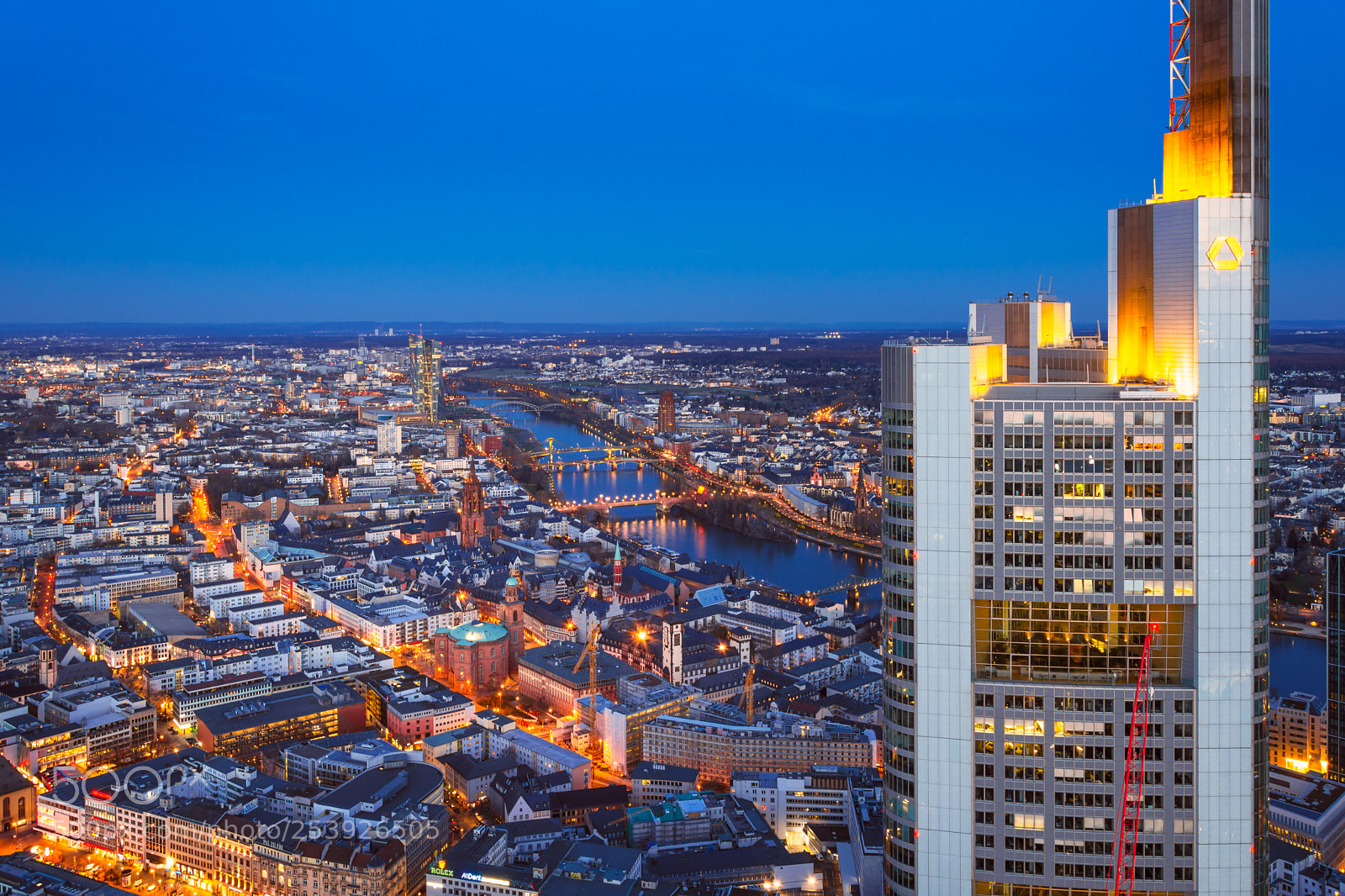 Nikon D7200 sample photo. Frankfurt maintower photography