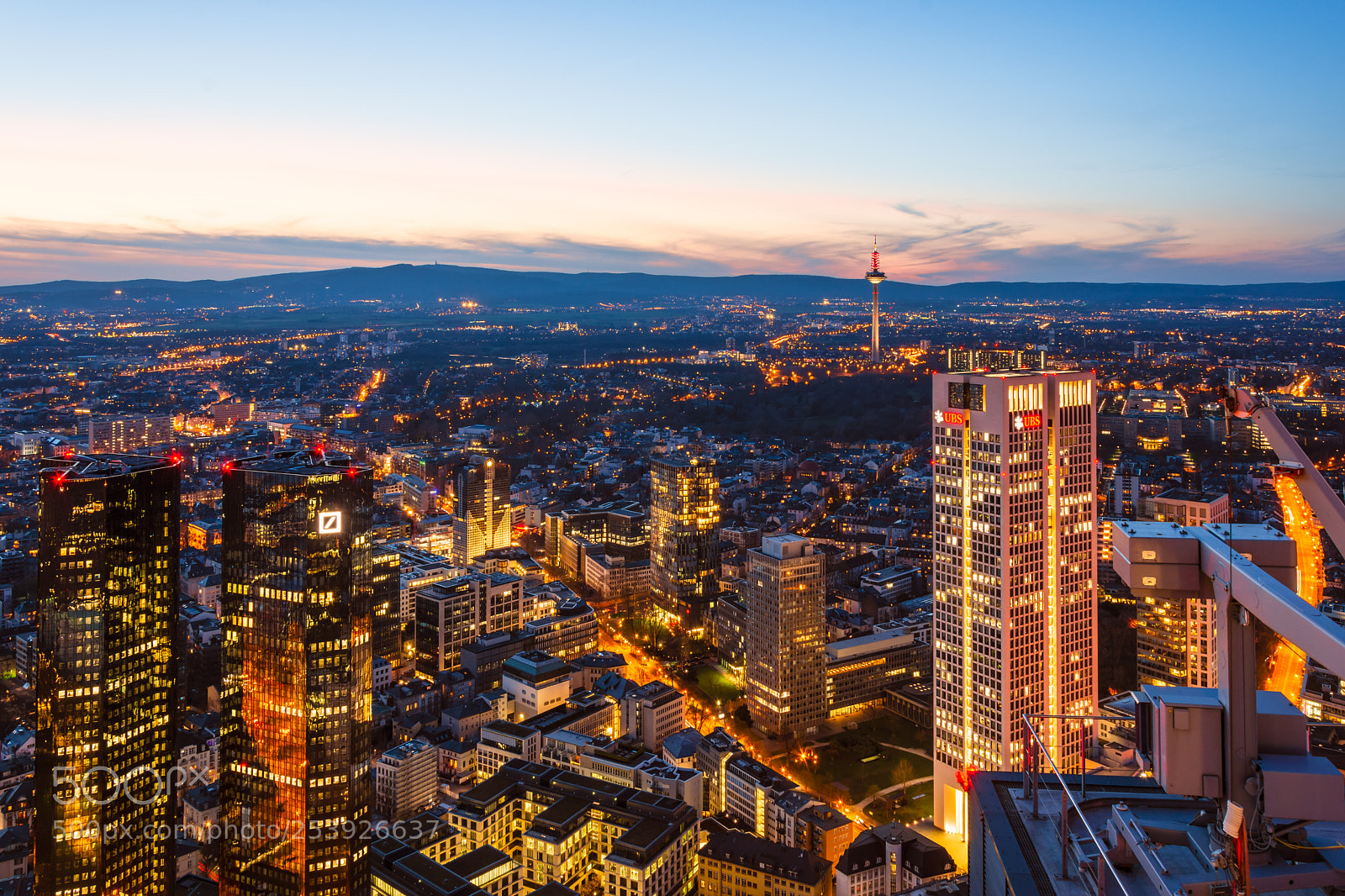 Nikon D7200 sample photo. Frankfurt maintower photography