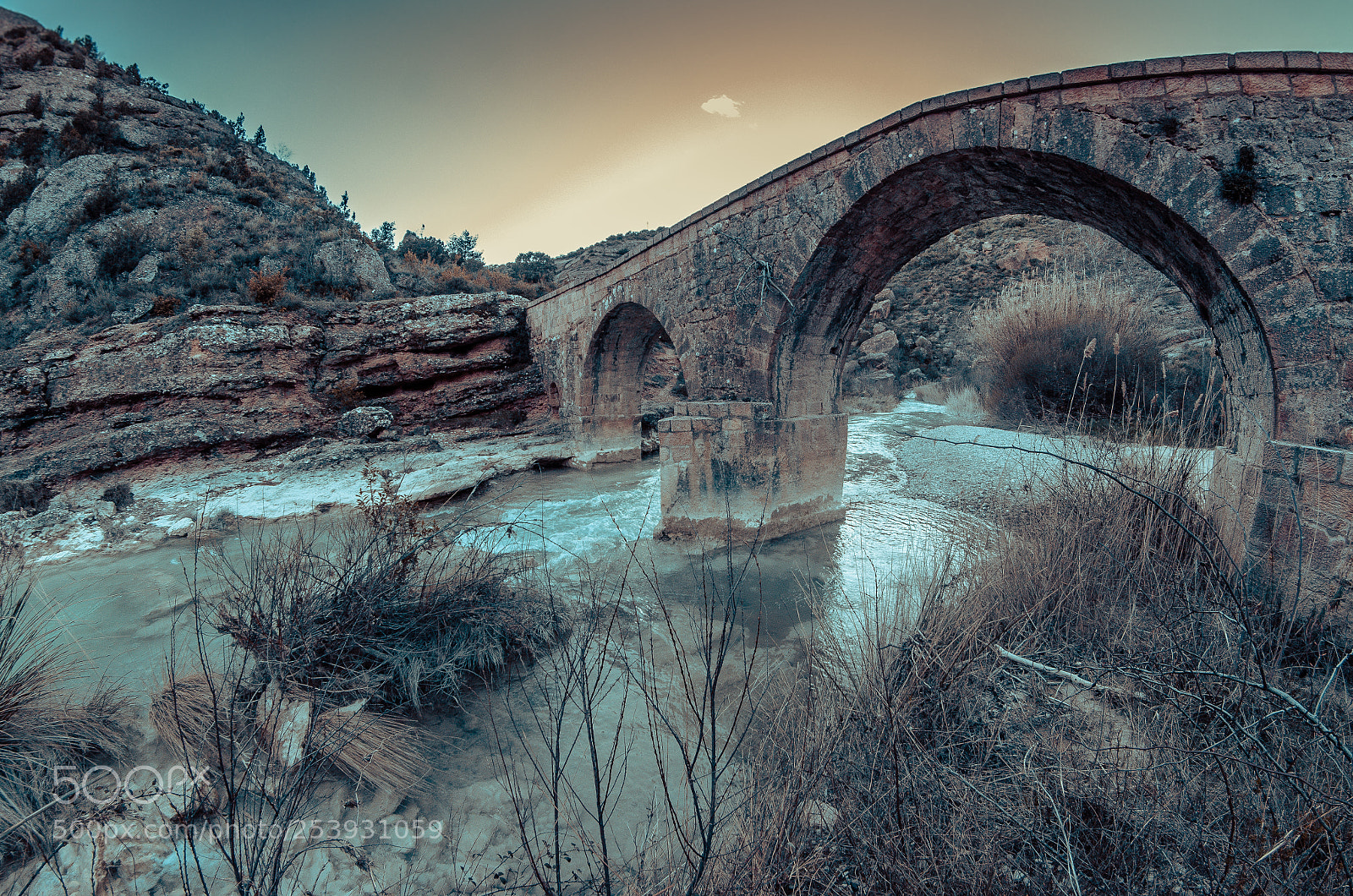 Nikon D5100 sample photo. Alquezar(huesca)puente photography