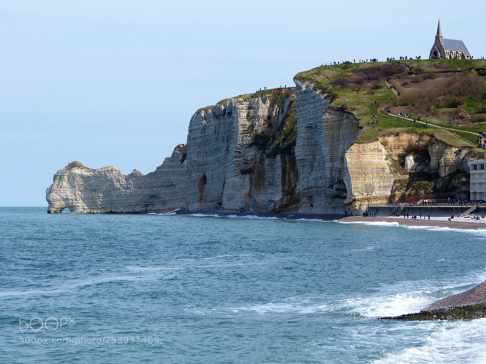 Panasonic Lumix DMC-FZ150 sample photo. Etretat,falaise d'amont photography