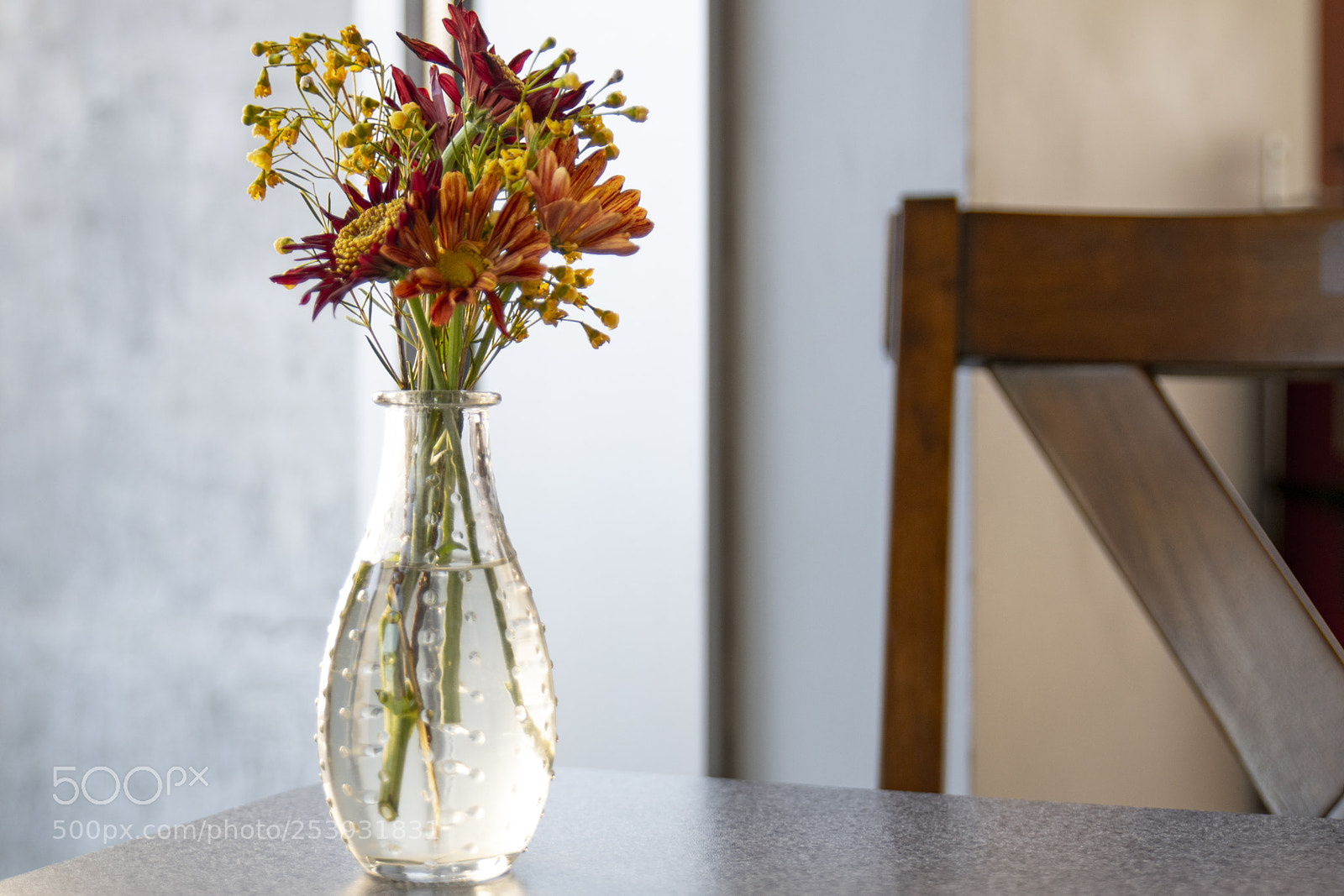 Nikon D3300 sample photo. Autumn colored flower bouquet photography