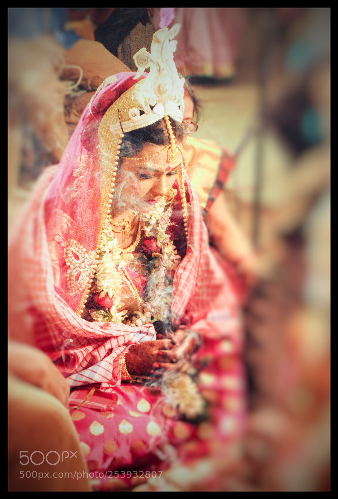 Nikon D5000 sample photo. Bengali bride photography