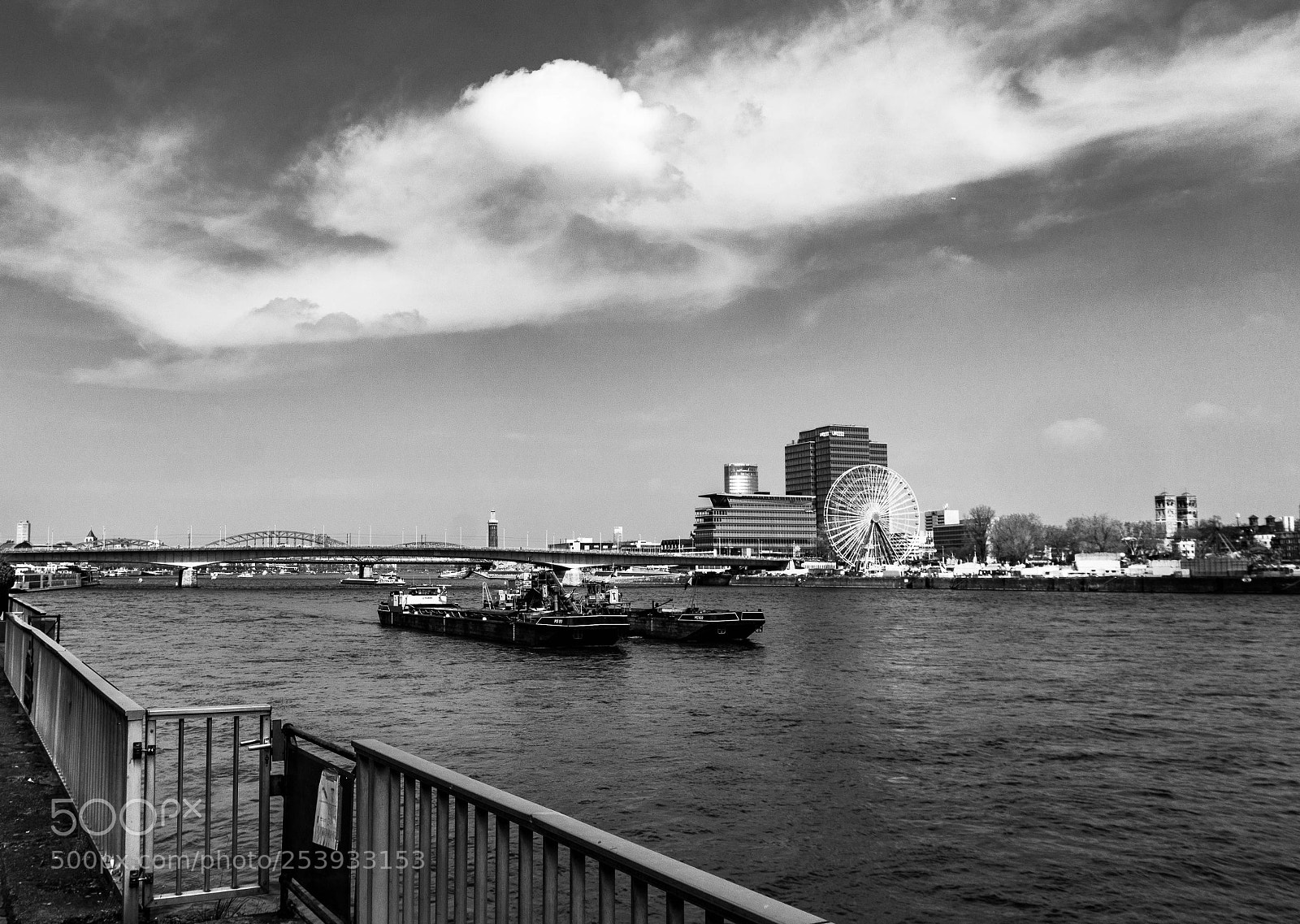 Sony a6000 sample photo. Rhein river at cologne photography
