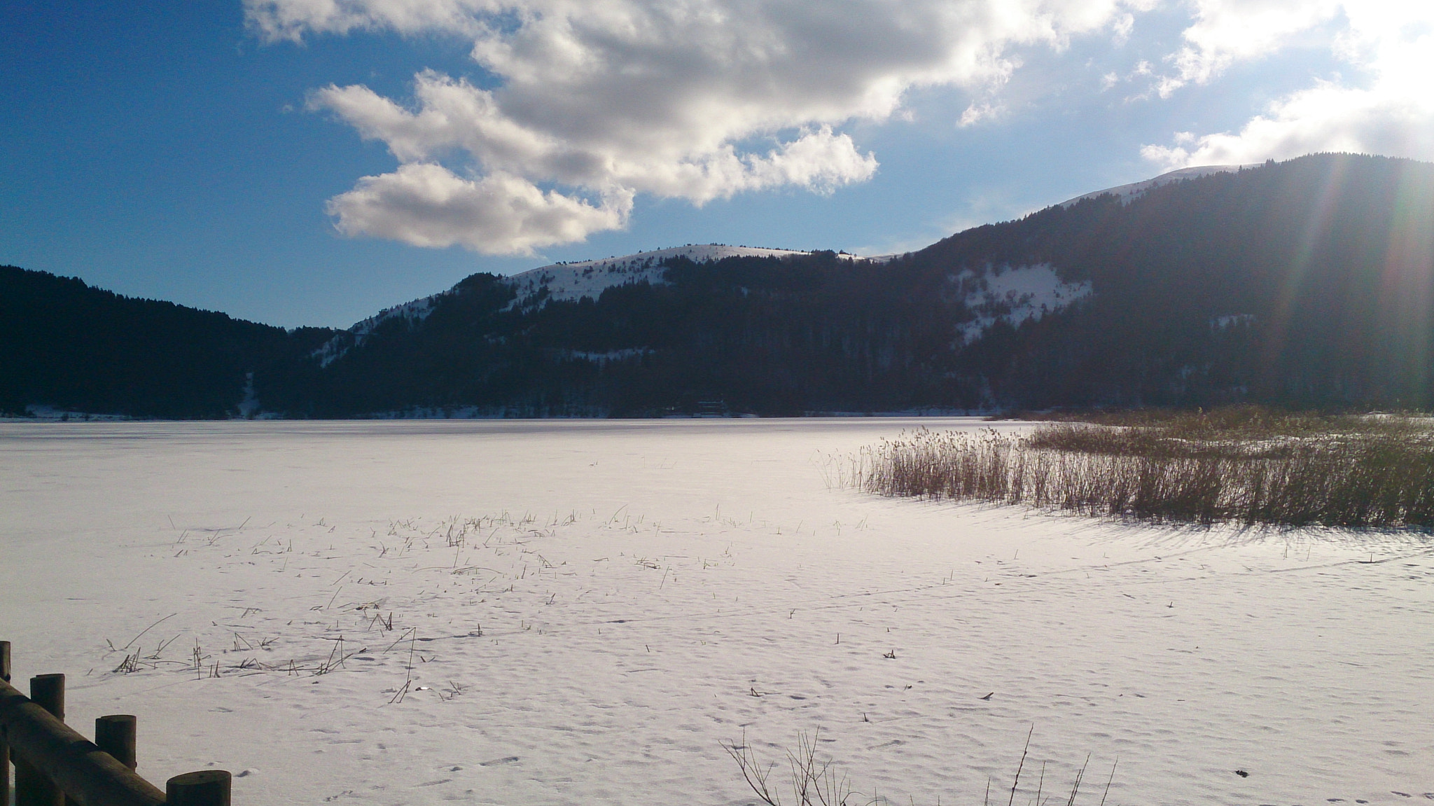 Sony Xperia Z sample photo. Winter light photography