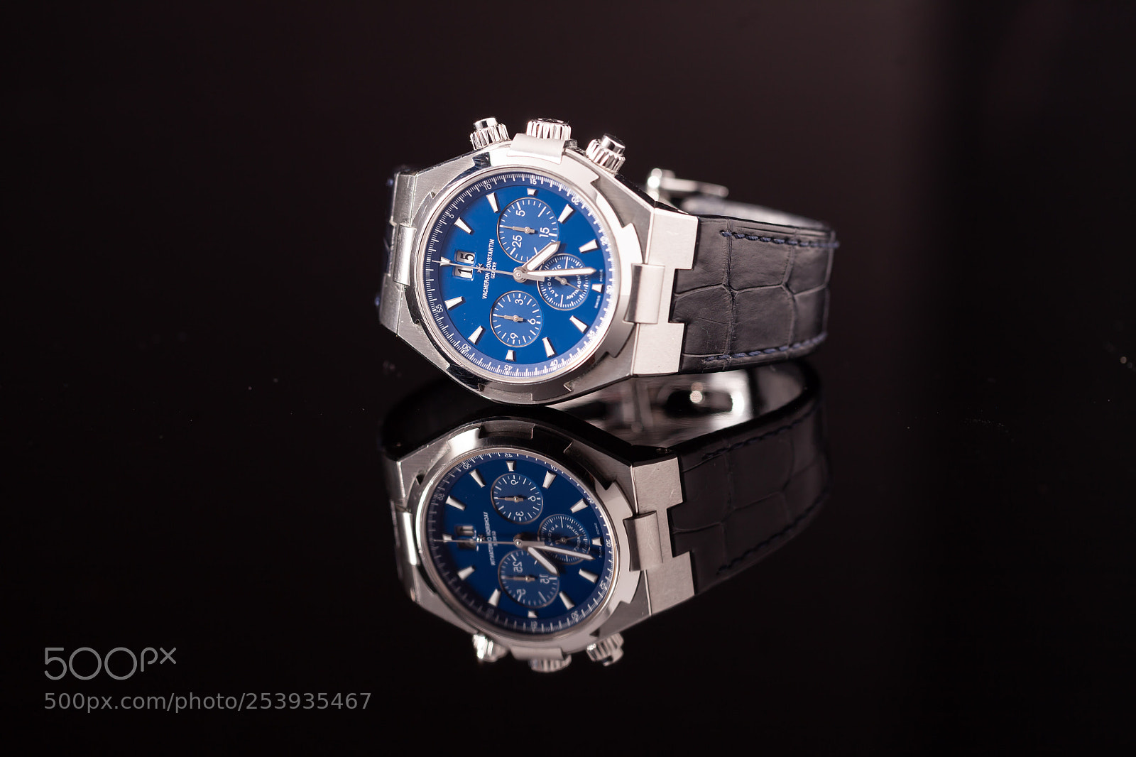Canon EOS 5D Mark II sample photo. Vacheron constantin blue photography
