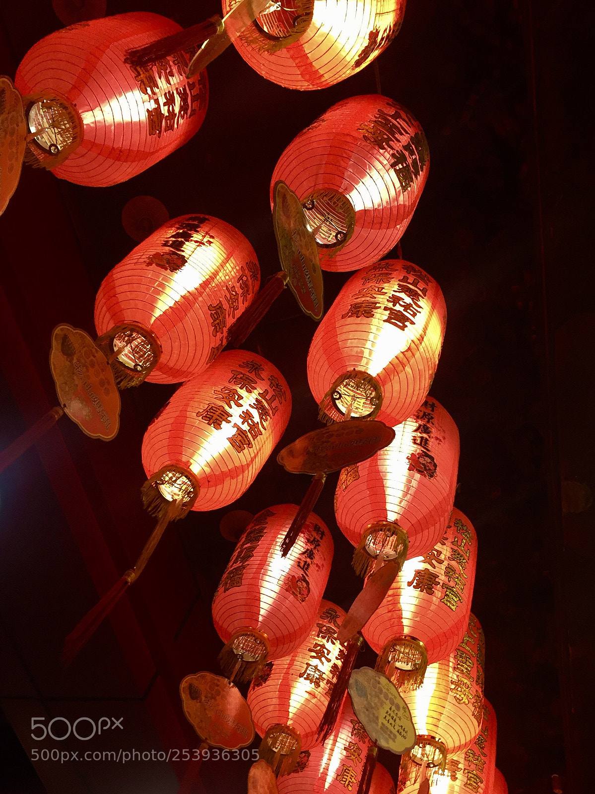 Apple iPhone 6 sample photo. Temple lights  photography