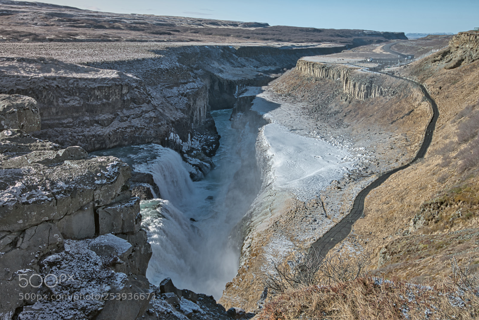 Nikon D750 sample photo. Gullfoss waterfall iceland photography