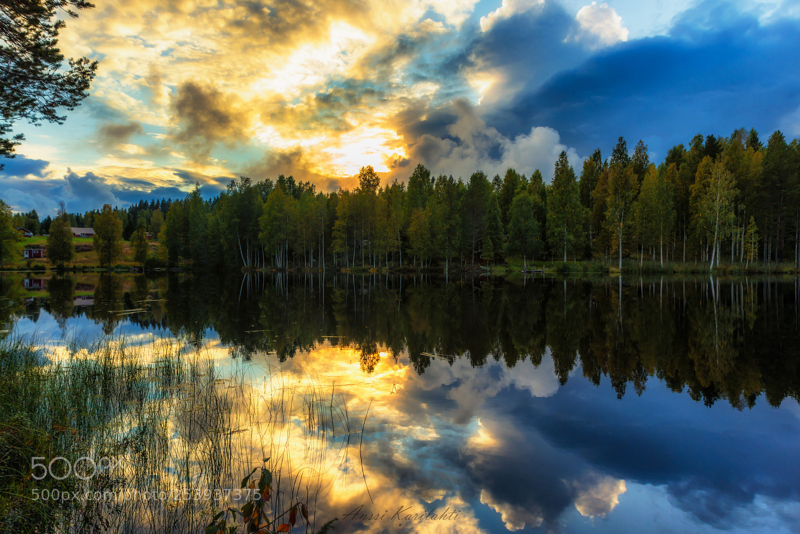 Nikon D600 sample photo. Evening reflection photography