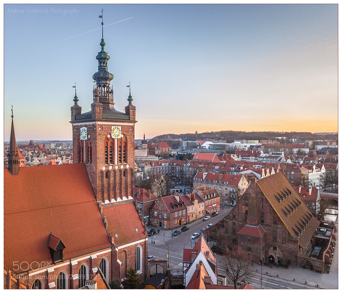 DJI FC220 sample photo. Above gdansk photography