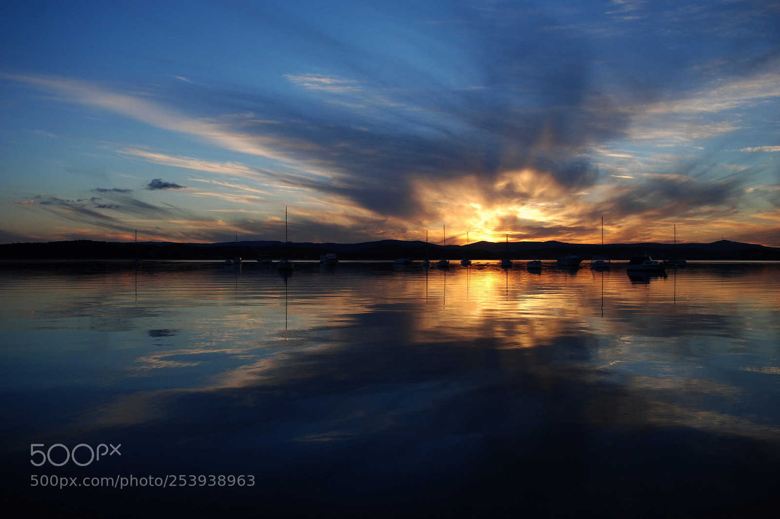 Nikon D80 sample photo. Classic sunset photography