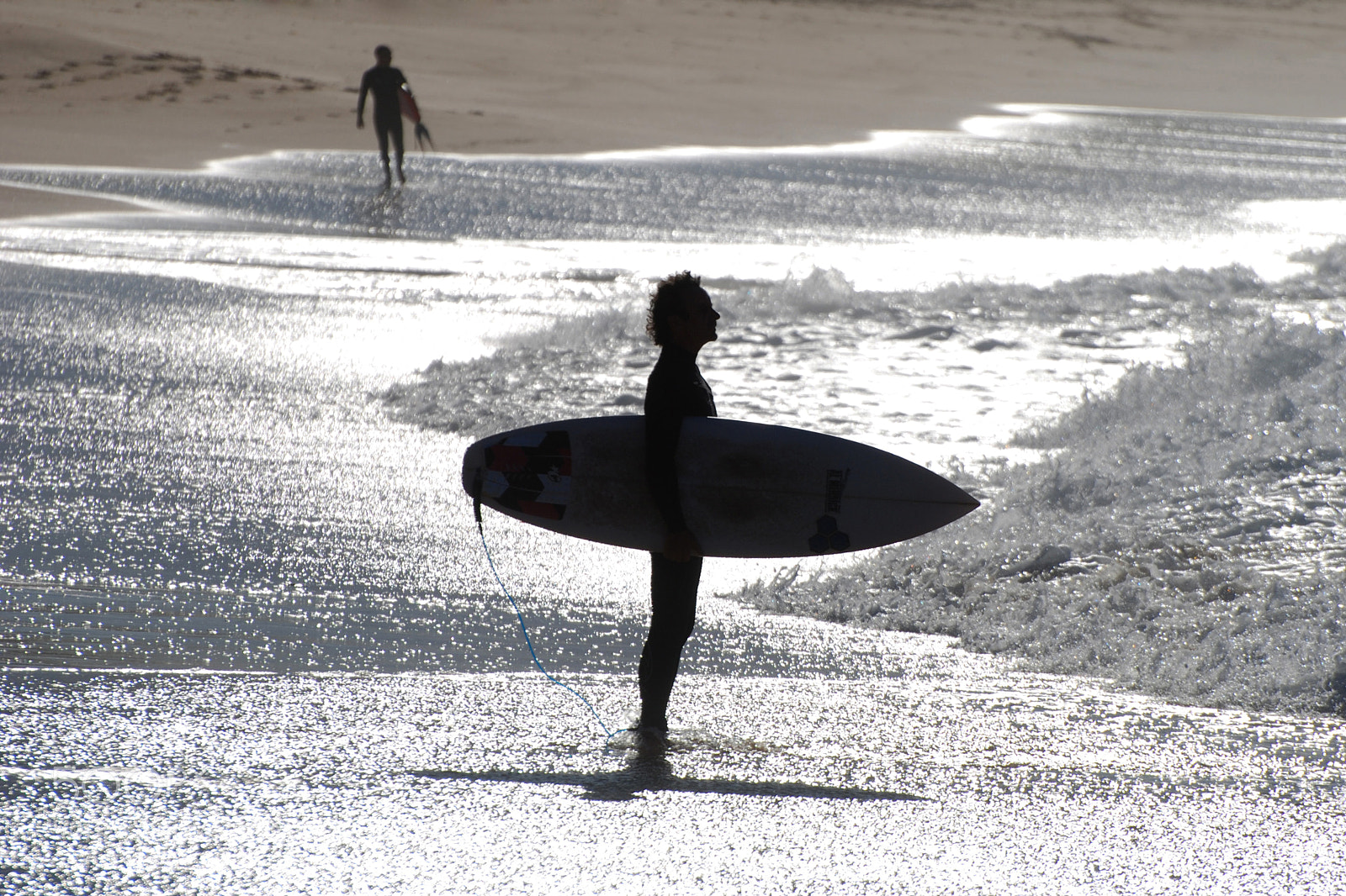 Nikon D80 sample photo. Morning surfers photography