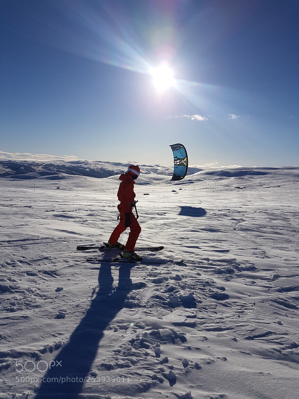Samsung Galaxy S7 Edge sample photo. Snowkite photography