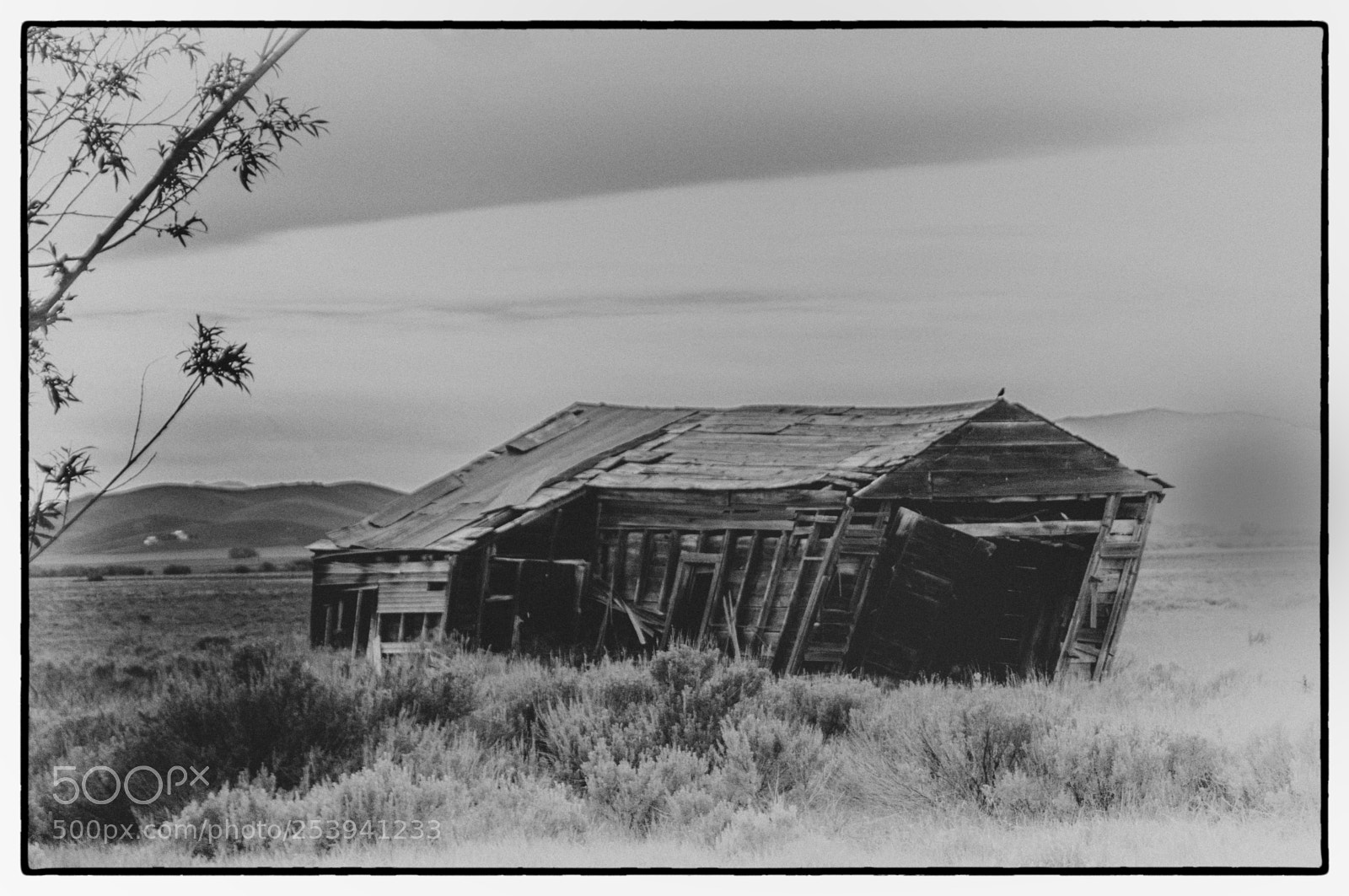 Nikon D300 sample photo. Old buiding in idaho photography
