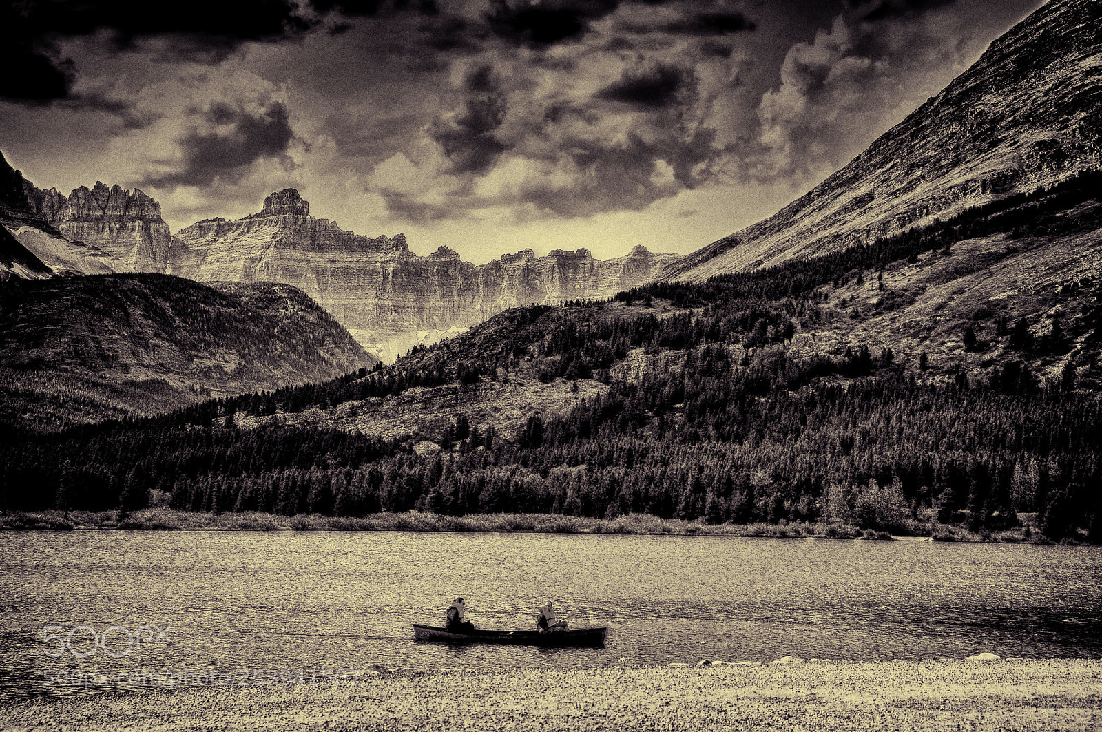 Nikon D300 sample photo. Swift current lake glacier photography