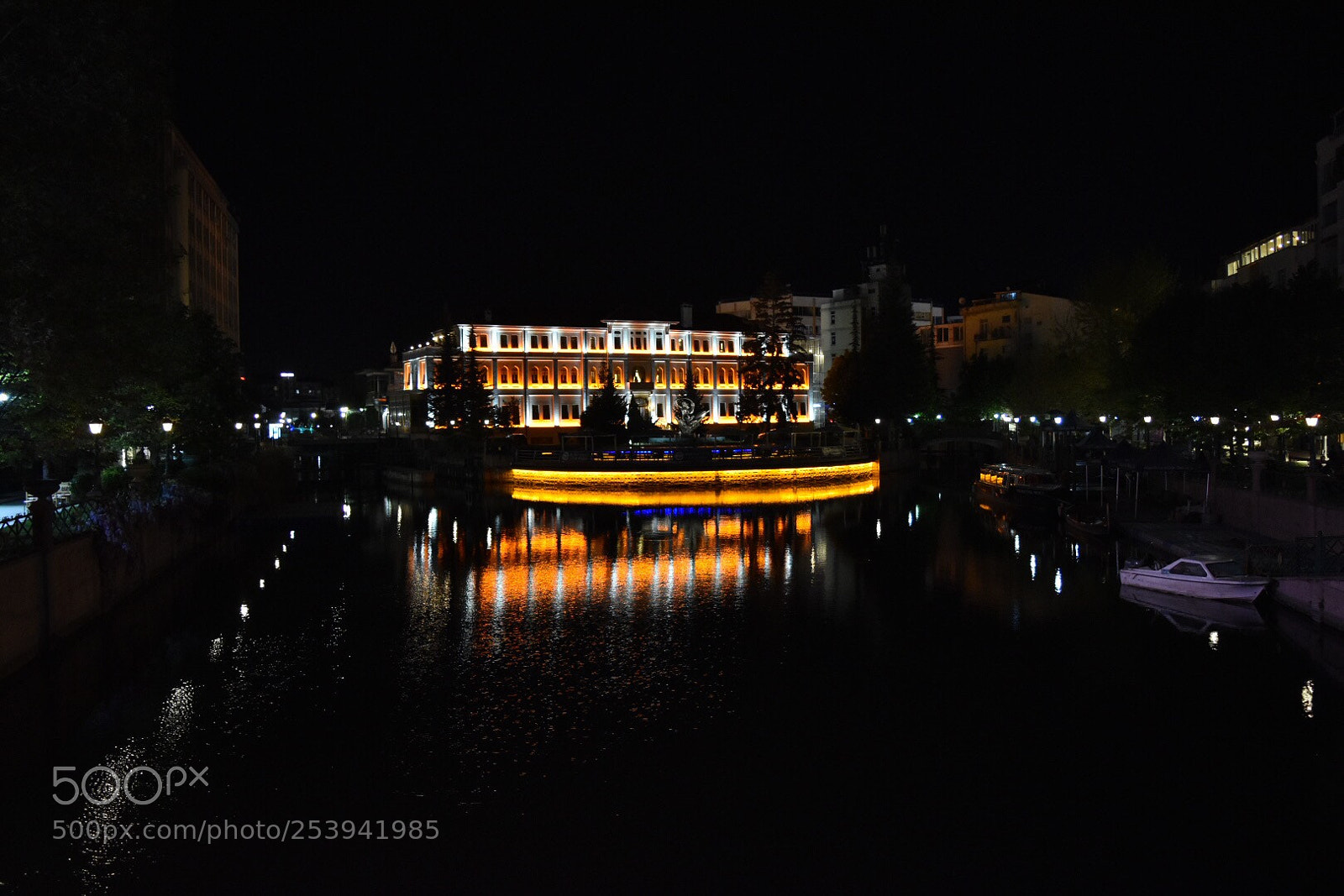 Nikon D5500 sample photo. Night with light photography